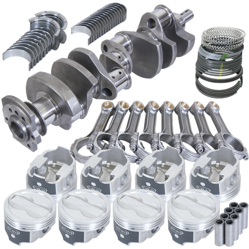 Eagle Chevy 350 3.750in Crank 5.700in I-Beam Rods -18cc 4.000in Pistons Rotating Assembly