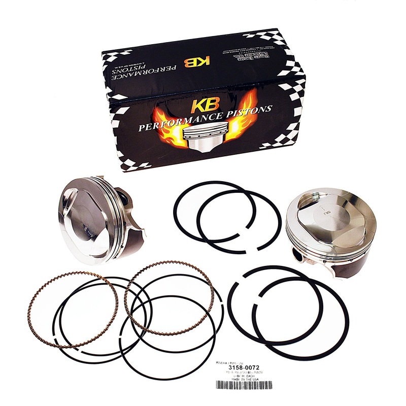 KB Pistons 80 cid, Flat Top 8.5:1