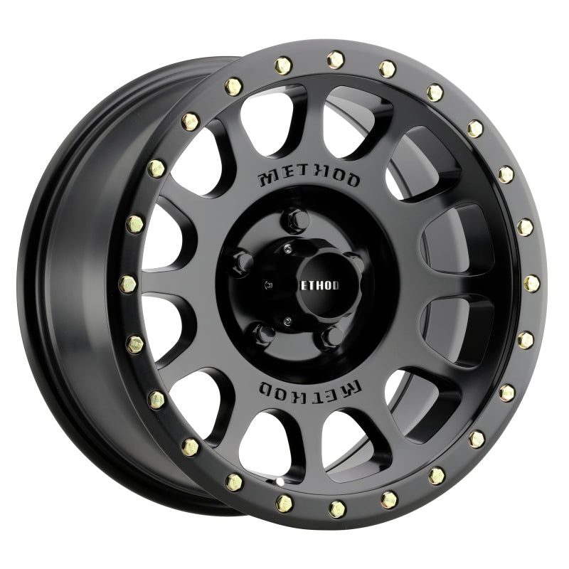 Method MR305 NV 17×8.5 0mm Offset 5×4.5 83mm CB Matte Black Wheel