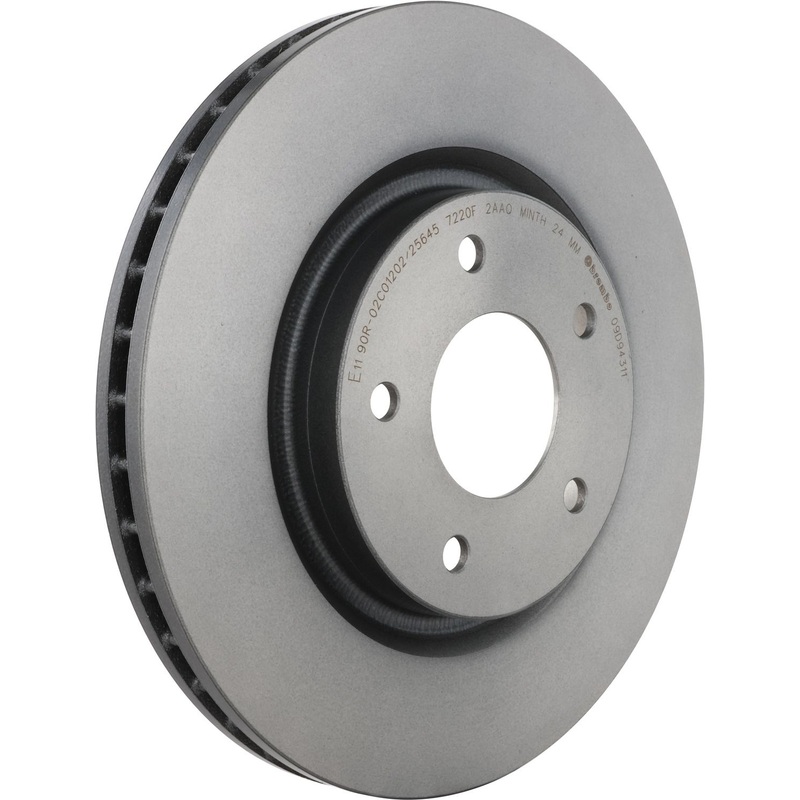 PRIME UV Coated Front Disc Brake Rotor – 09.D943.11