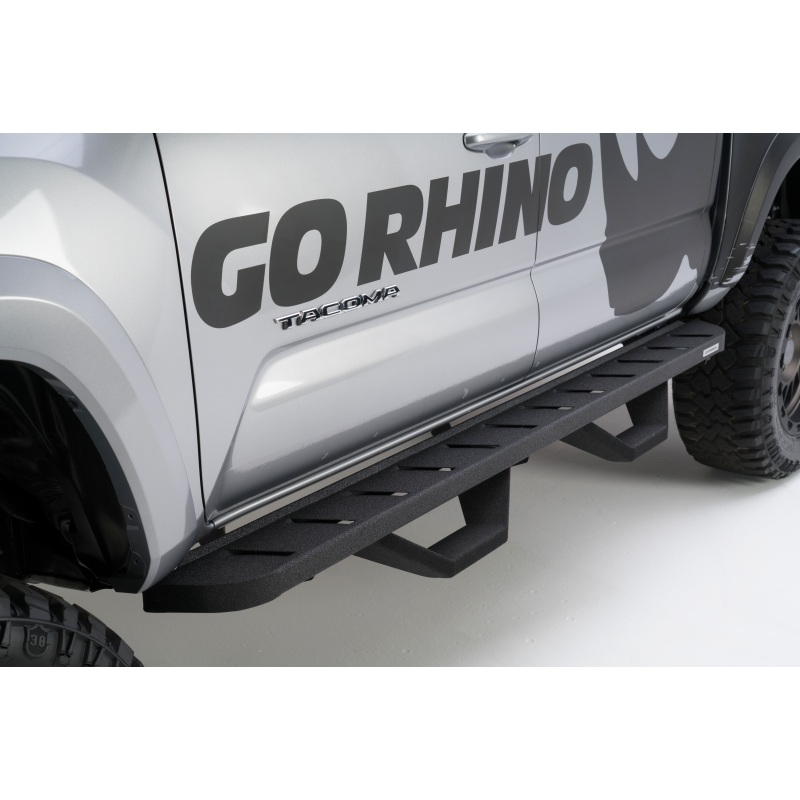 Go Rhino 07-20 Toyota Tundra RB10 Complete Kit w/RB10 + Brkts + 2 RB10 Drop Steps