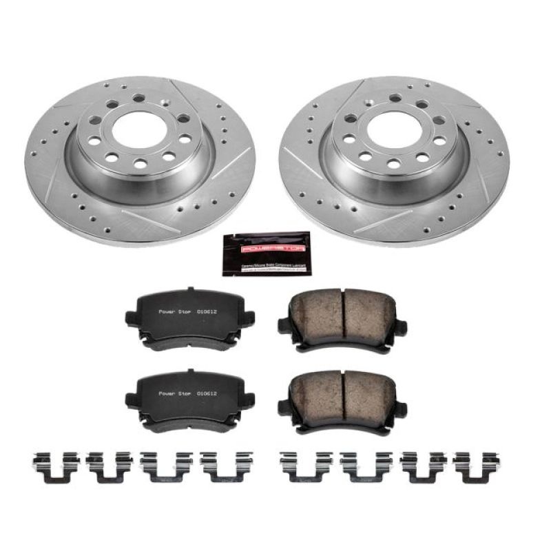 PowerStop Power Stop 2013 Audi A3 Rear Z23 Evolution Sport Brake Kit