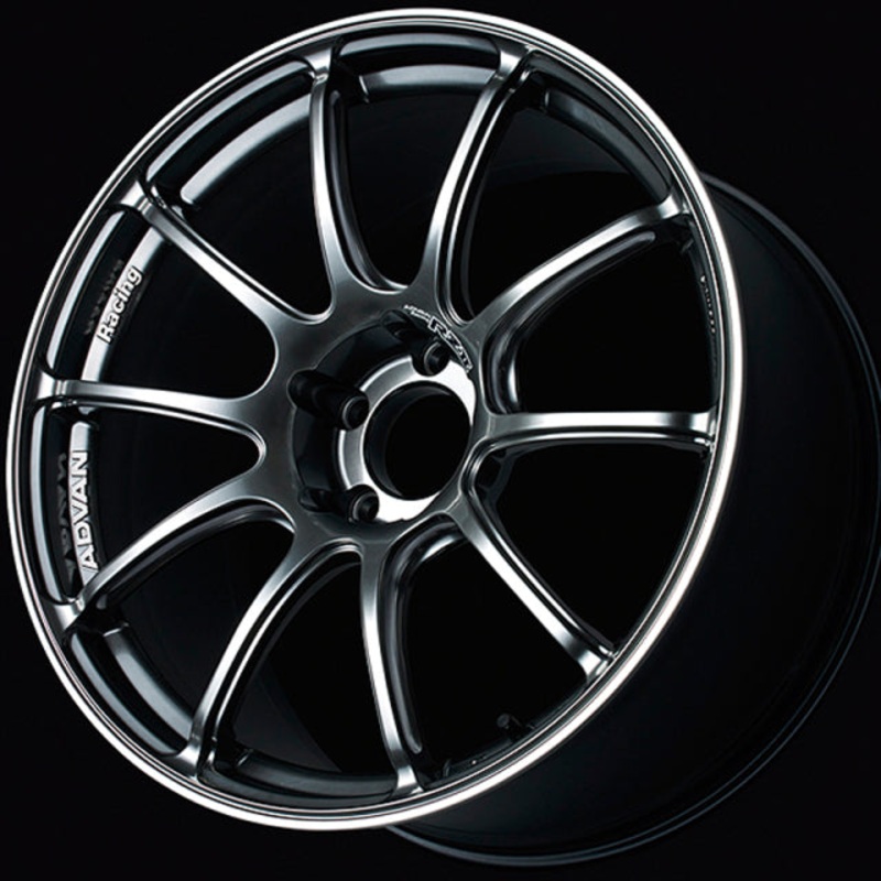 Advan RZII Wheel – 19×9.0 +35 | 5×114.3 | Racing Hyper Black & Ring