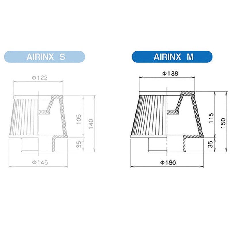 GReddy Universal Airinx M #80 | Universal (12500632)