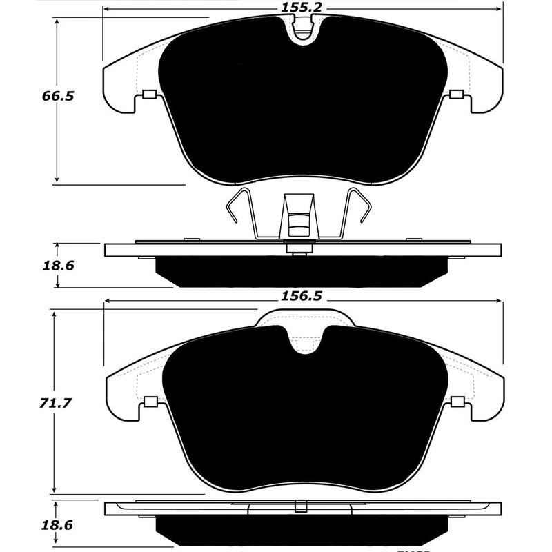Porterfield Brake Pads for 2006 JAGUAR XJ 8