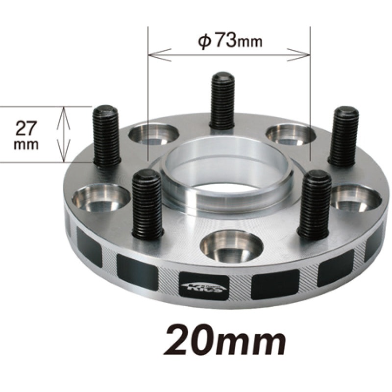 Project Kics 20mm Thick 12×1.50 60mm Hub 5-114.3 Wide Tread Spacers