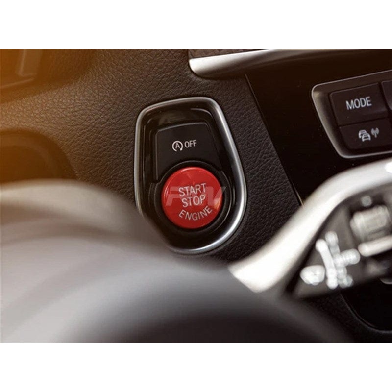 RW Carbon Red Start Stop Button – BMW F Chassis