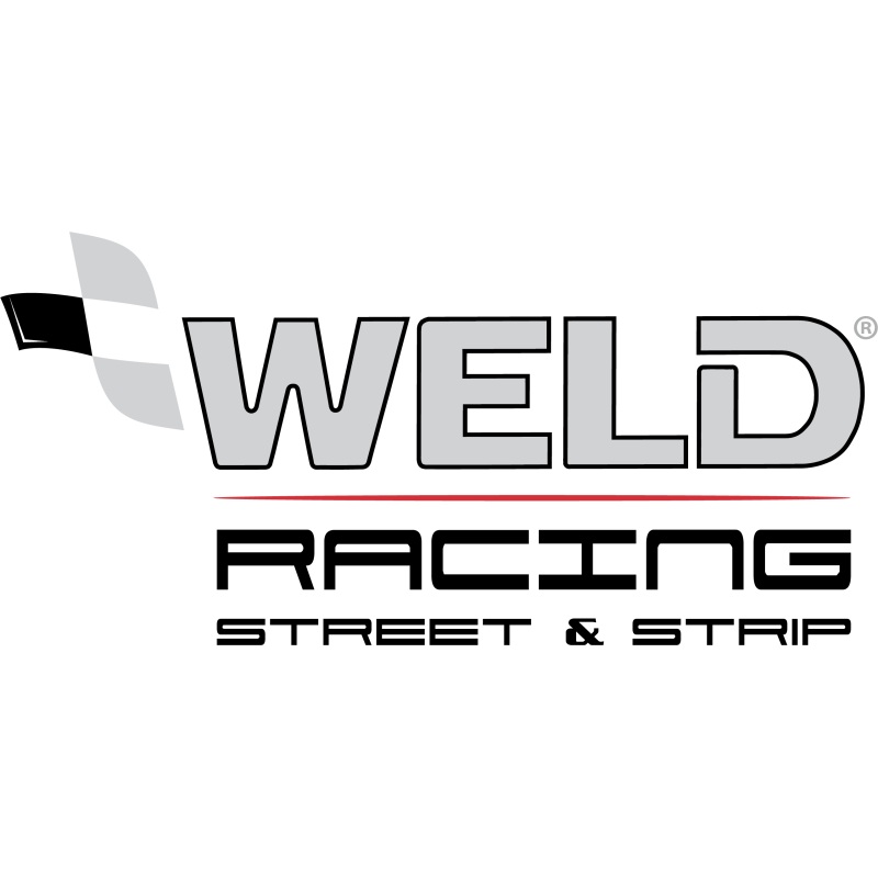 Weld S71 15×10.33 / 5×4.5 BP / 7.5in. BS Black Wheel (Medium Pad) – Polished Single Beadlock MT