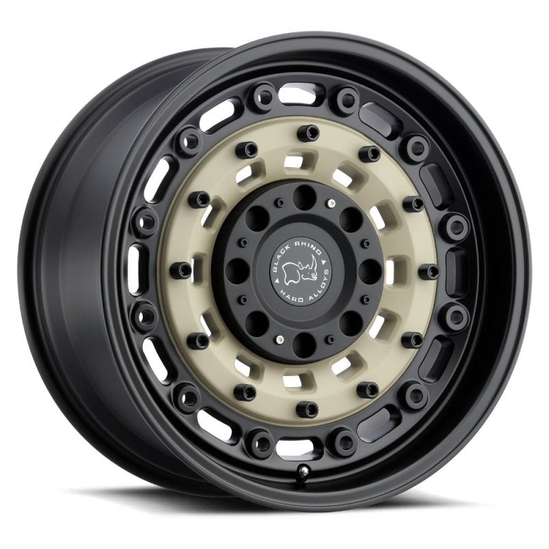16×8.0 Black Rhino Arsenal Sand On Black Wheel