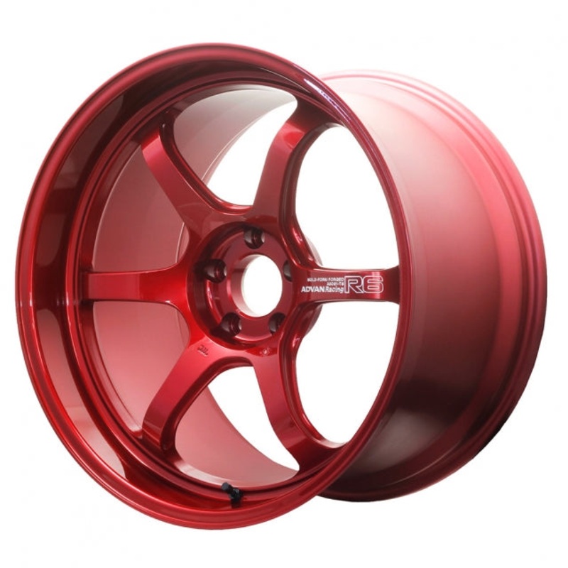 Advan Racing R6 Wheel – 20×9.0 +48 | 5×112 | Racing Candy Red