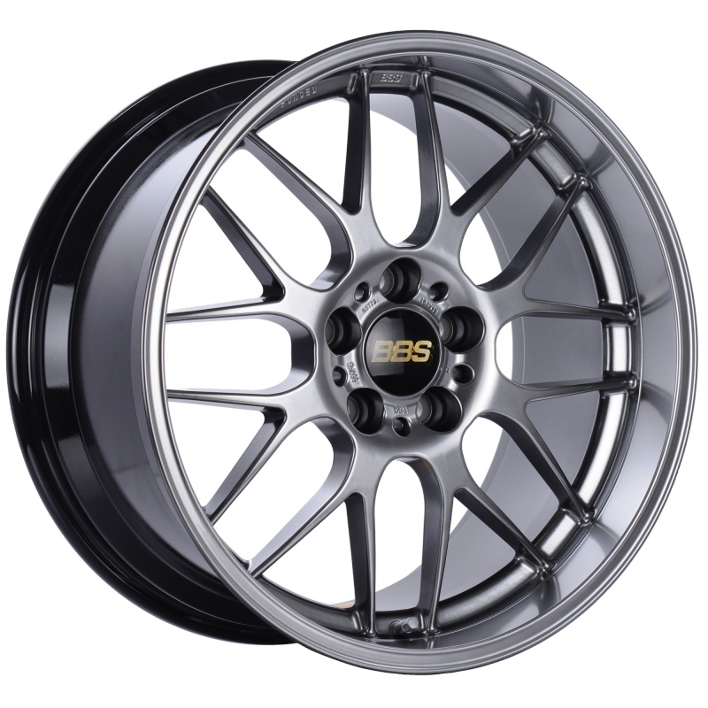 BBS RG-R 18×8.5 5×120 ET13 Diamond Black Wheel -82mm PFS/Clip Required