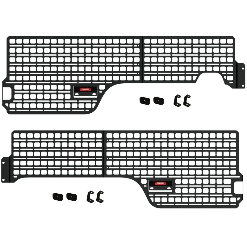 BuiltRight Industries 2019+ Ford Ranger 5ft Bed Full Bedside Rack – 4pc Set