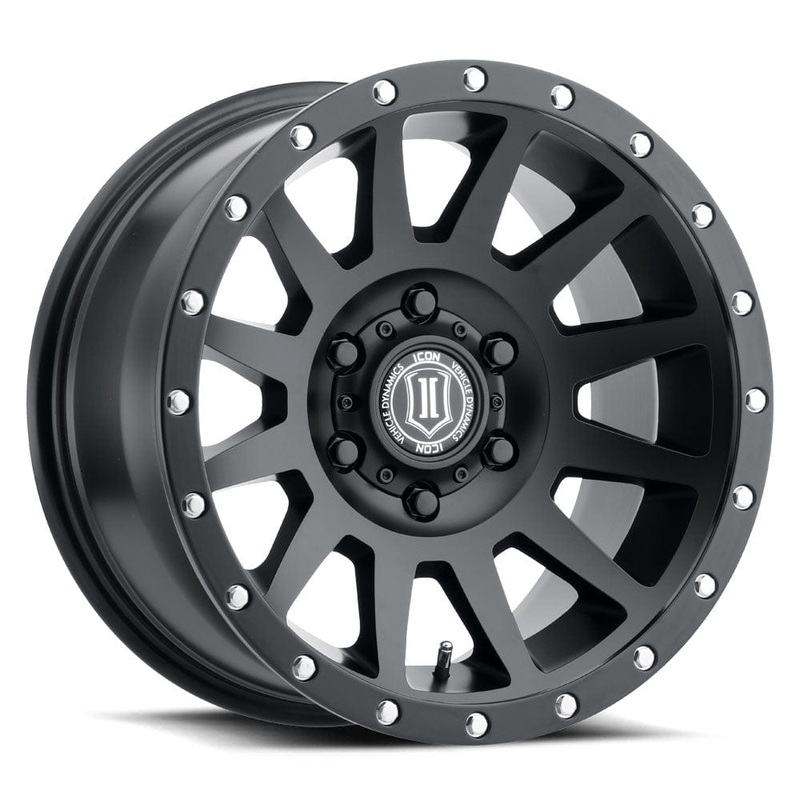 ICON Alloys Compression 20″ 5×127 Satin Black