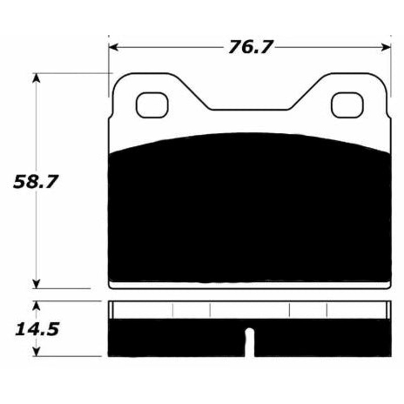 Porterfield Brake Pads for 1973 BMW 2002