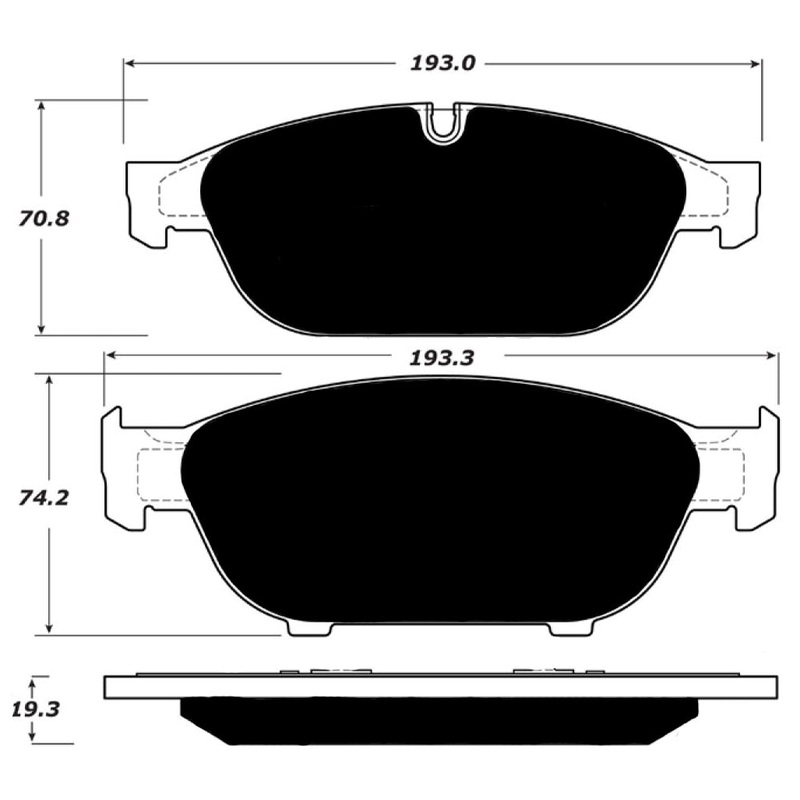 Porterfield Brake Pads for 2018 AUDI A7/A7 Quattro w/356mm Front Discs
