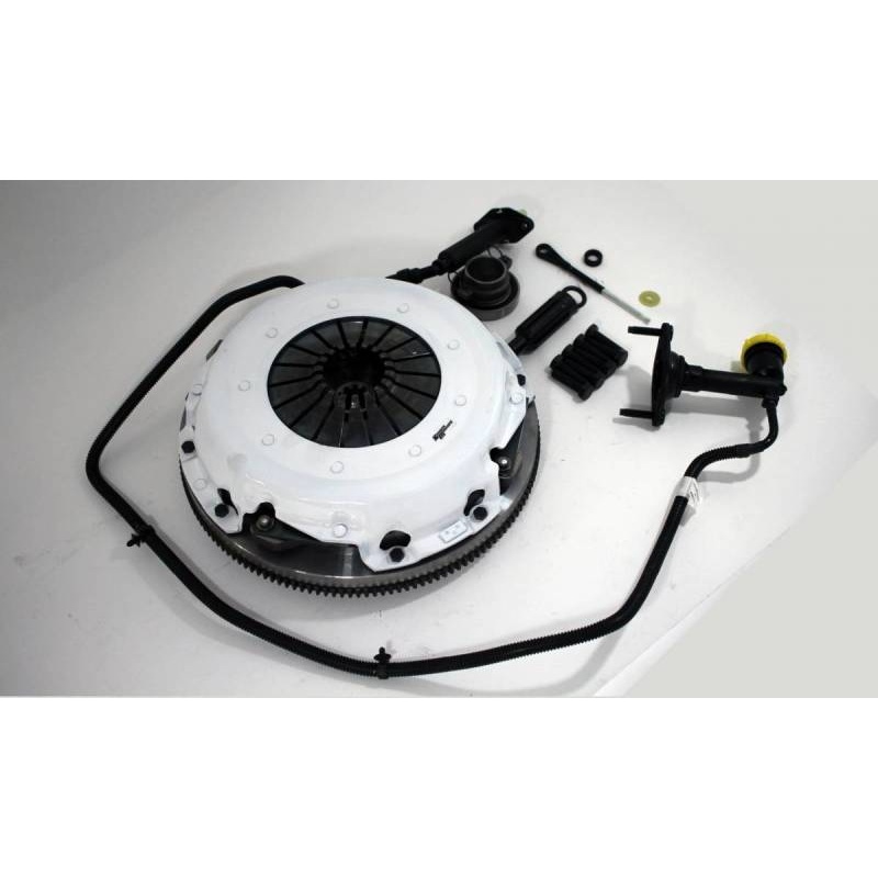 Clutch Masters 07-16 Dodge Ram 2500/3500 6.7L w/G56 Trans FXT400 Sprung Ceramic Clutch Kit w/FW