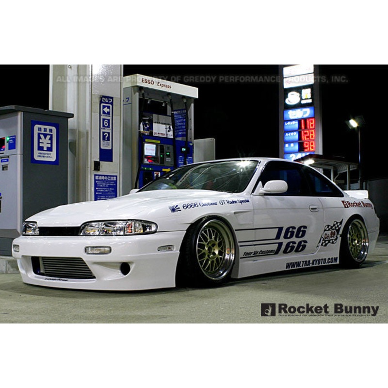 GReddy Rocket Bunny Rear Wide Panel Over-Fenders Ver. 1 – FRP | 1994-1996 Nissan 240SX  (17020255)