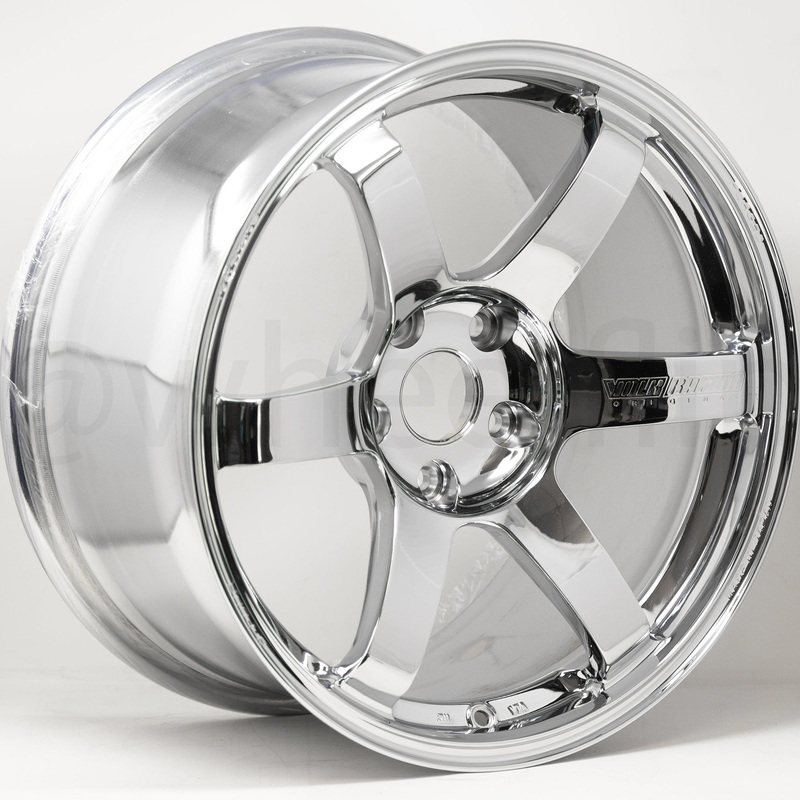 Volk Racing TE37 Saga S-Plus 18×9.5 +20 5×120 Chrome Plating (SET)
