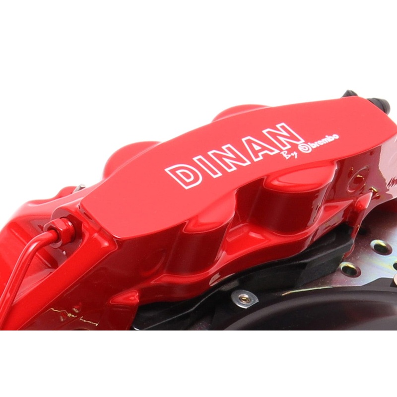 Dinan by Brembo Front Brake Set (Red Calipers w/ Slotted Rotors) – 2006-2010 BMW M5/M6