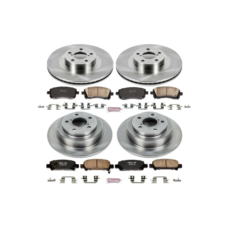 Power Stop 02-03 Subaru Impreza Front & Rear Autospecialty Brake Kit | KOE2371