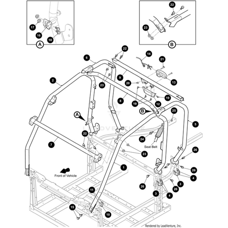 Crosstube Rear Bal Brz-Weld (For Havoc X Models Only) by Arctic Cat