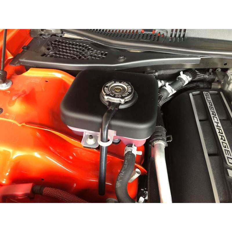 JLT 15-19 Dodge Hellcat Black Textured Intercooler Tank Cover