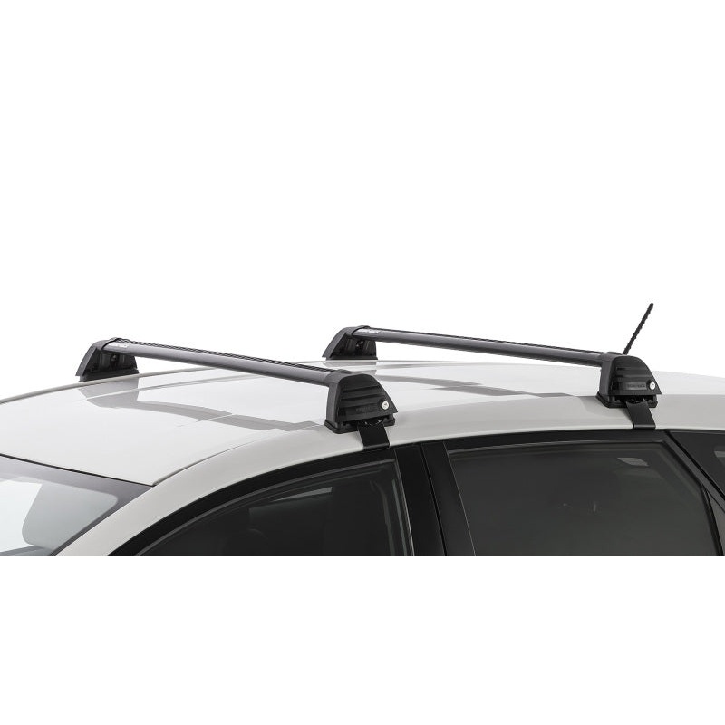 Rhino-Rack 15-19 Volkswagen Golf MKVII 5 Door Hatch Vortex ROC25 Flush 2 Bar Roof Rack – Black