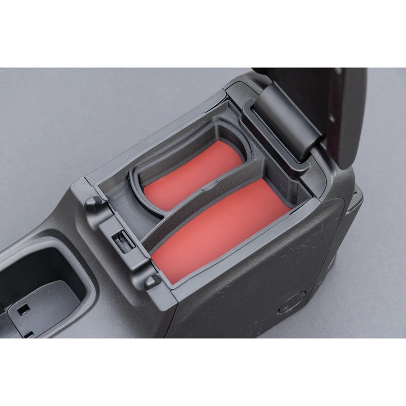 SubieTrays Accessport Holder Center Console Tray Red Leather – 2022+ WRX