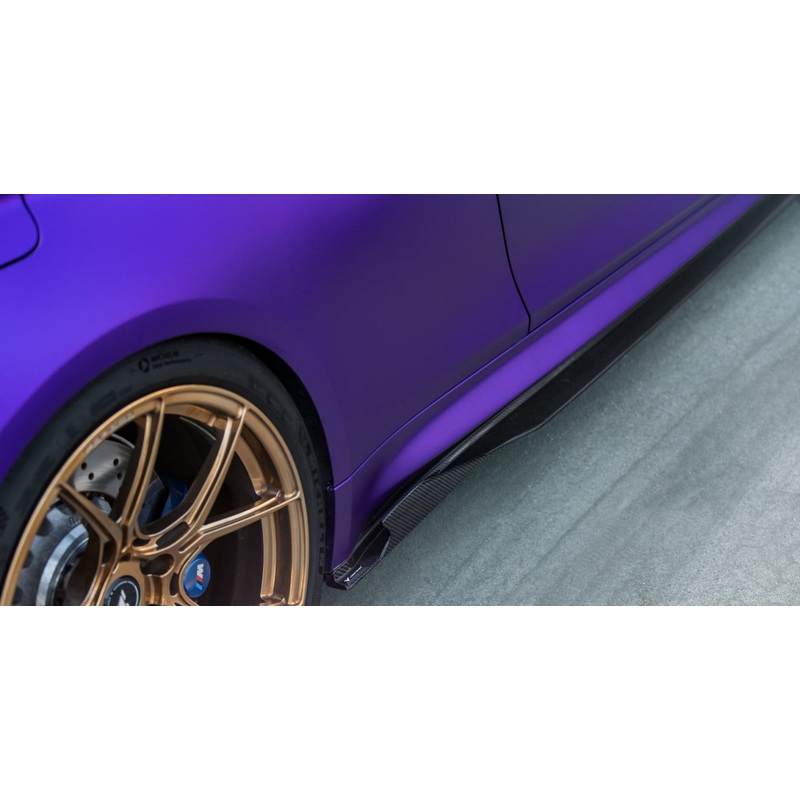 Vorsteiner BMW F8X M4 VRS GTS-V Aero Side Skirts Carbon Fiber PP 2X2 Glossy