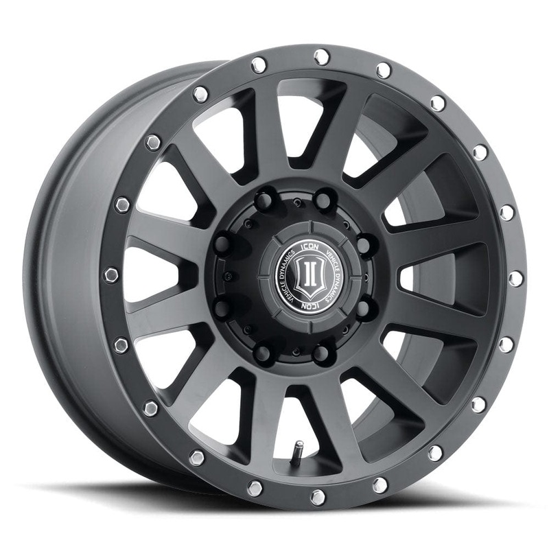 ICON Alloys Compression HD 18″ 8×170 Black
