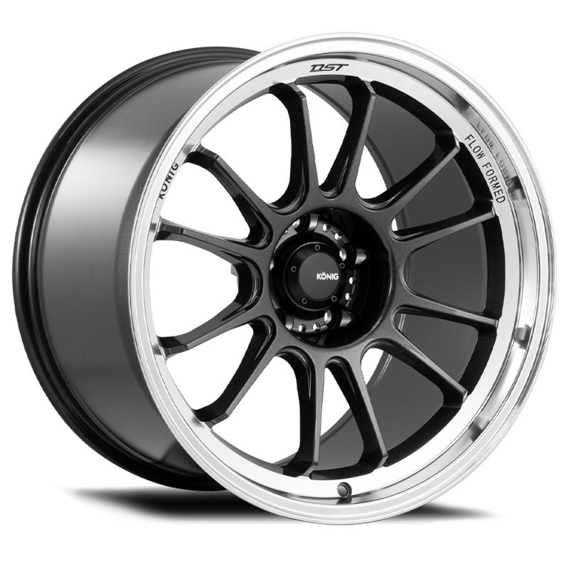 Konig Hypergram 17×9 5×114.3 ET40 Metallic Carbon w/ Machined Lip