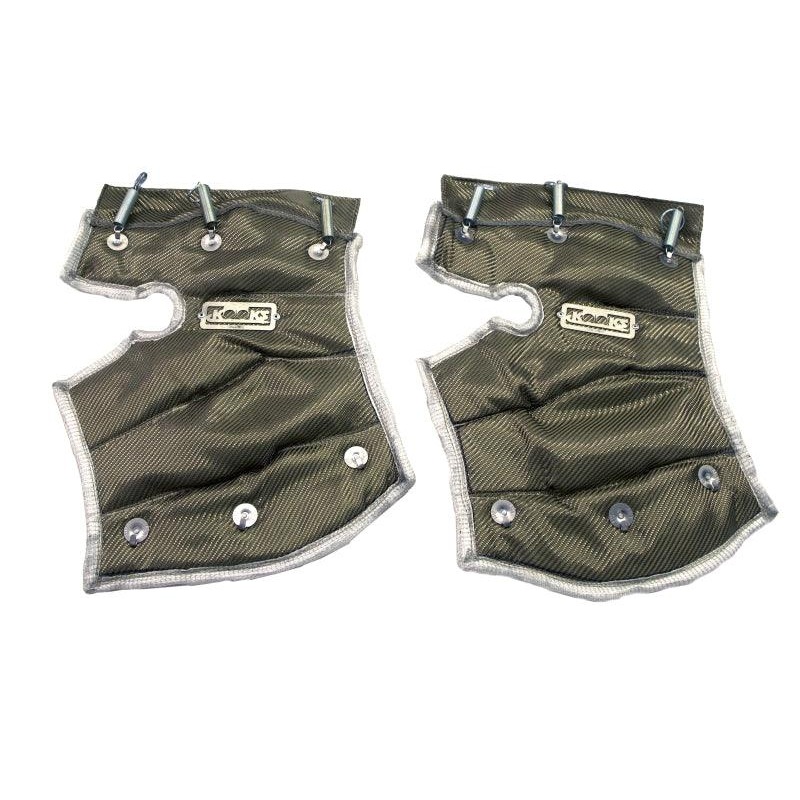 Kooks – 2020+ Chevrolet Corvette C8 LT2 6.2L Heat Shield Blankets for Ultra Green Catted Connect Pipes