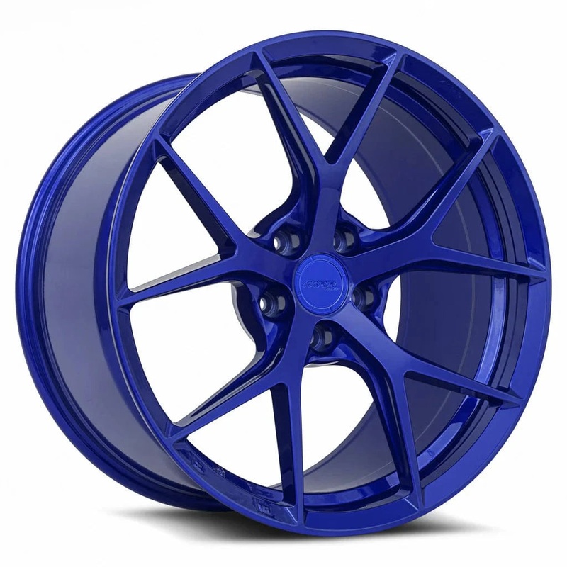 MRR FS6 20″ 5×100 up to 5×120.7 Candy Blue (Custom Drilled)