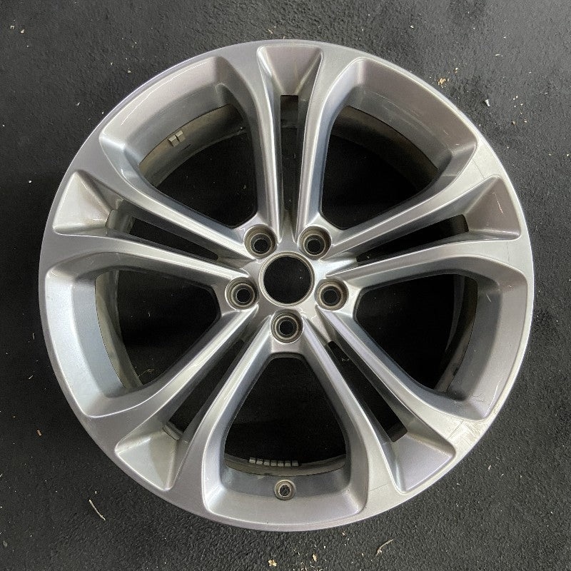 20″ CHALLENGER 20 20×8 aluminum 5 spoke double spoke satin carb opt WHK Original OEM Wheel Rim