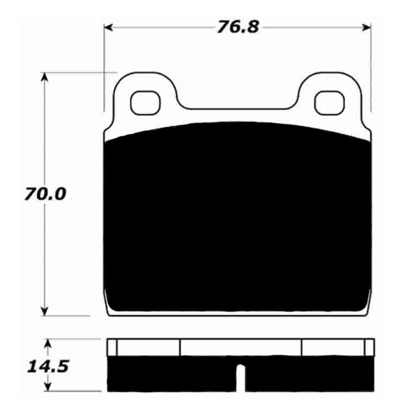 Porterfield Brake Pads for 1968 BMW 2000 CS