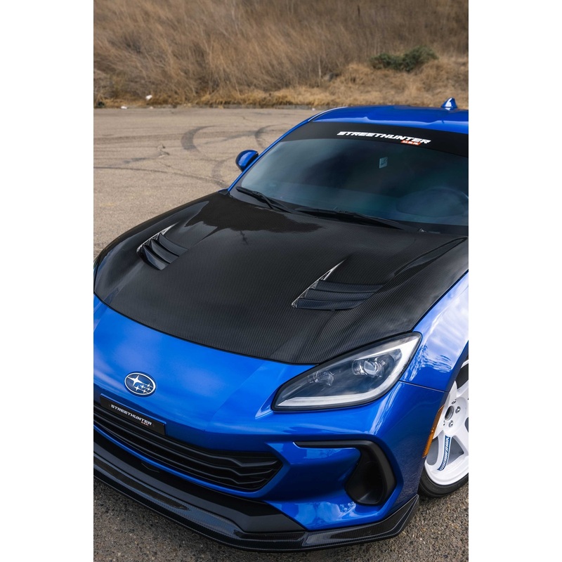 StreetHunter Designs 2nd Gen BRZ Fiber Front Lip | 2022+ BRZ (SHD-BRZGR86-FLCBN)