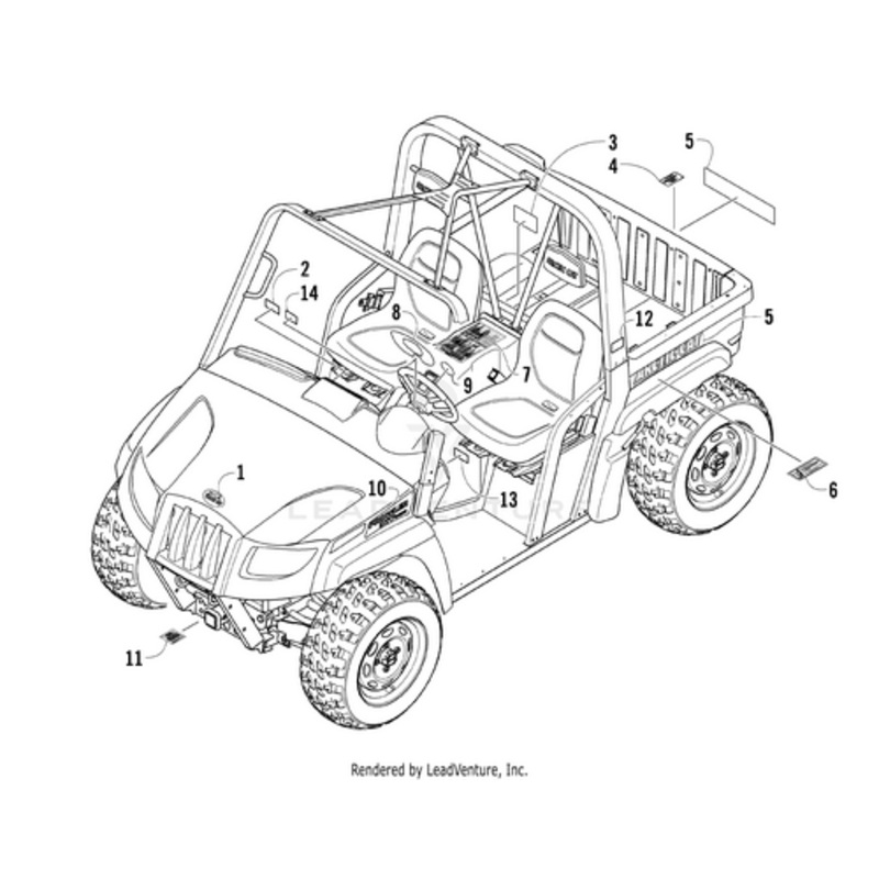 Decal – Left by Arctic Cat