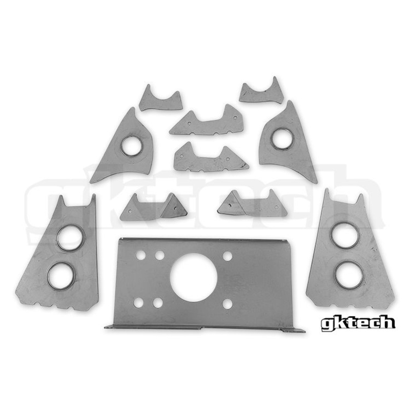 GKTech – V2 S13 240SX/R32 SKYLINE SUBFRAME WELD IN REINFORCEMENT PLATES