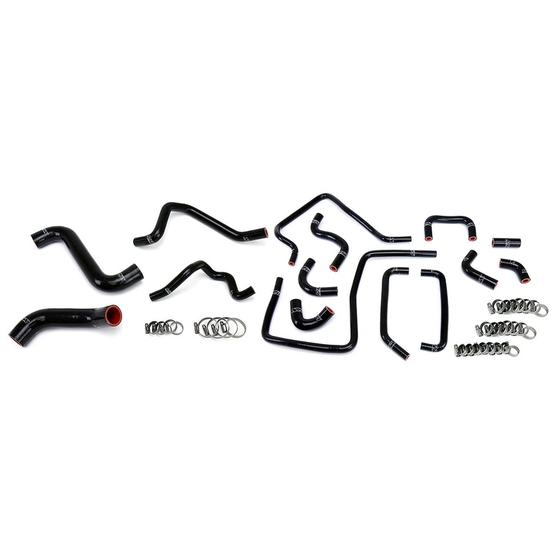 HPS Silicone Radiator, Heater and Ancillary Coolant Hose | 2005 Subaru WRX STI (57-1814-BLK)
