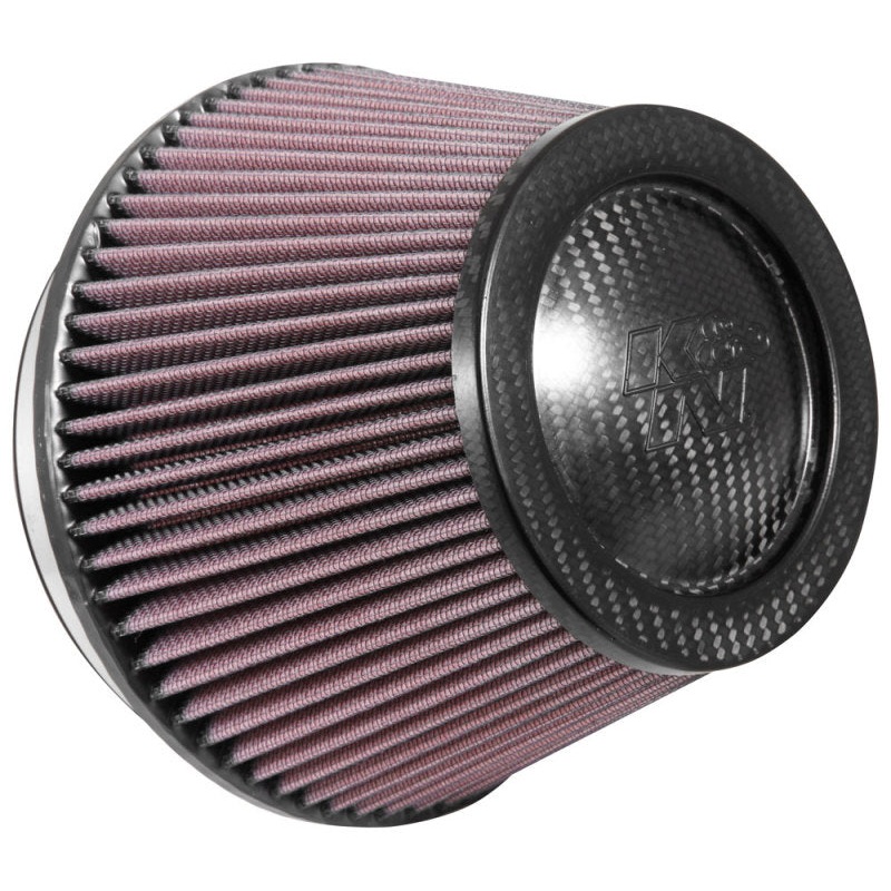 K&N Universal Carbon Fiber Filter 6in Flange / 7-1/2in OD-B / 5-1/8in OD-T / 5in H