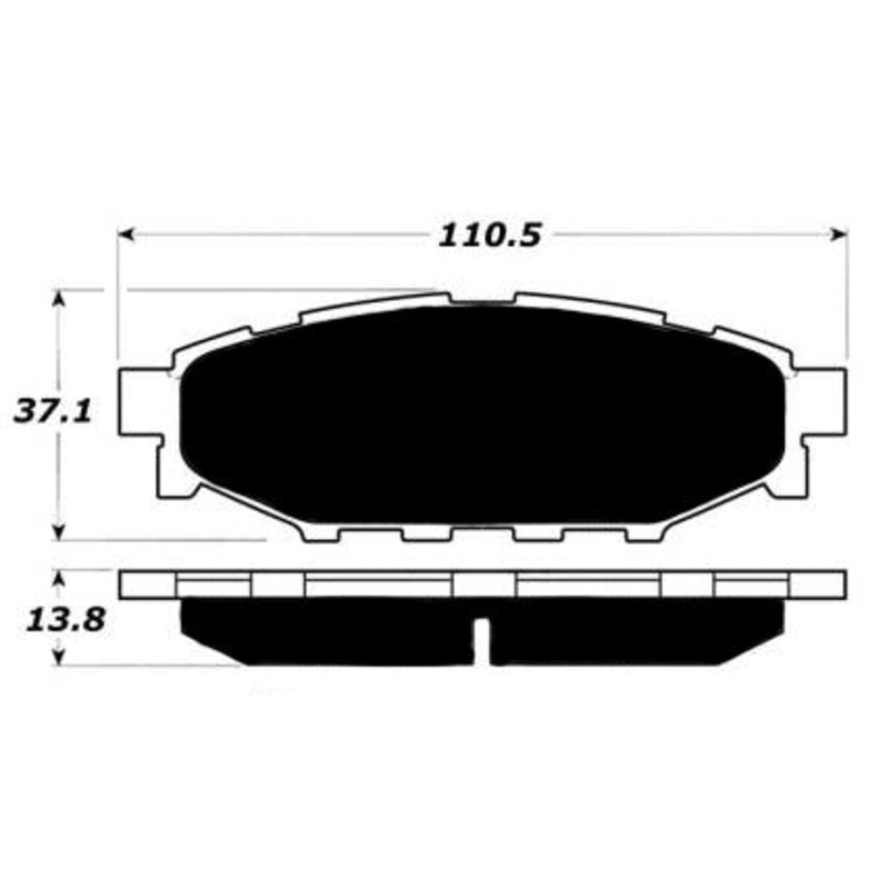 Porterfield Brake Pads for 2009 SUBARU FORESTER