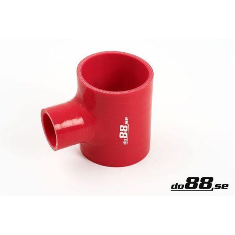 Silicone Hose Red T 3” + 1,5” (76+38mm)