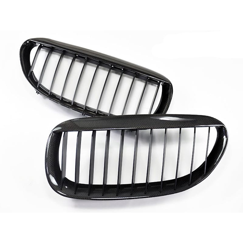 AutoTecknic Carbon Fiber Front Grille Set – E63/ E64 6-Series & M6
