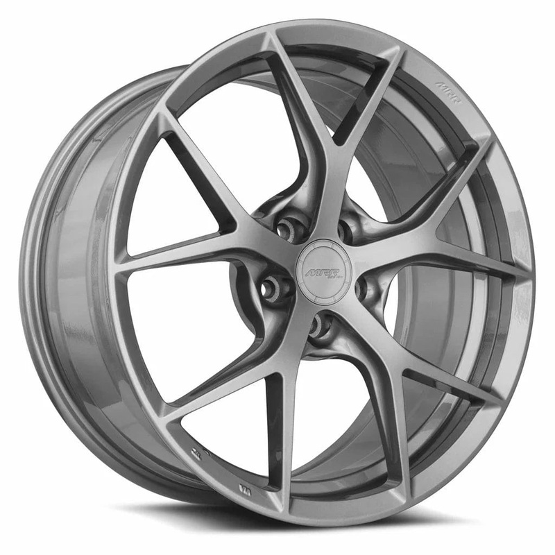 MRR FS6 21″ 5×100 up to 5×120.7 Gloss Gun Metal (Custom Drilled)