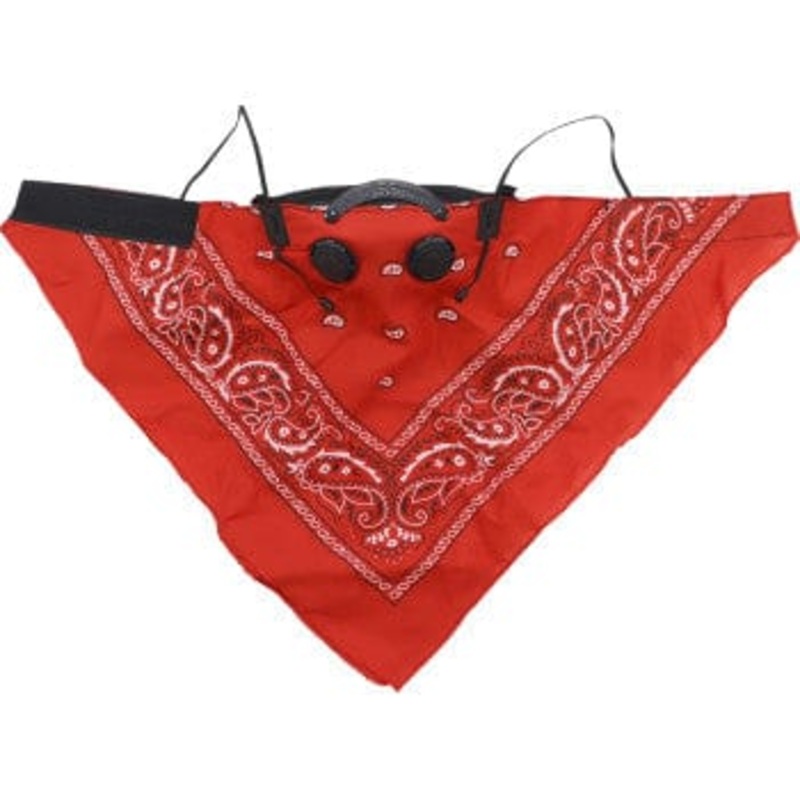 Pro Series Rider Bandana Dust Mask Red by ATV-TEK