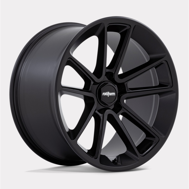 21×11.0 Rotiform BTL Matte Black w/ Black Cap