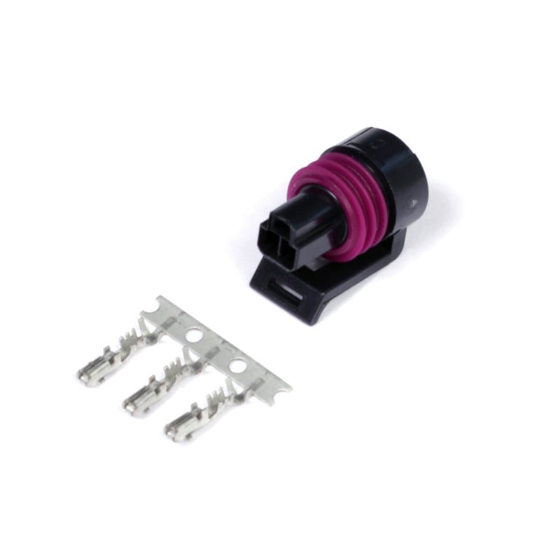Haltech Plug and Pins Only – Delphi 3 Pin Pressure Sensor Connector