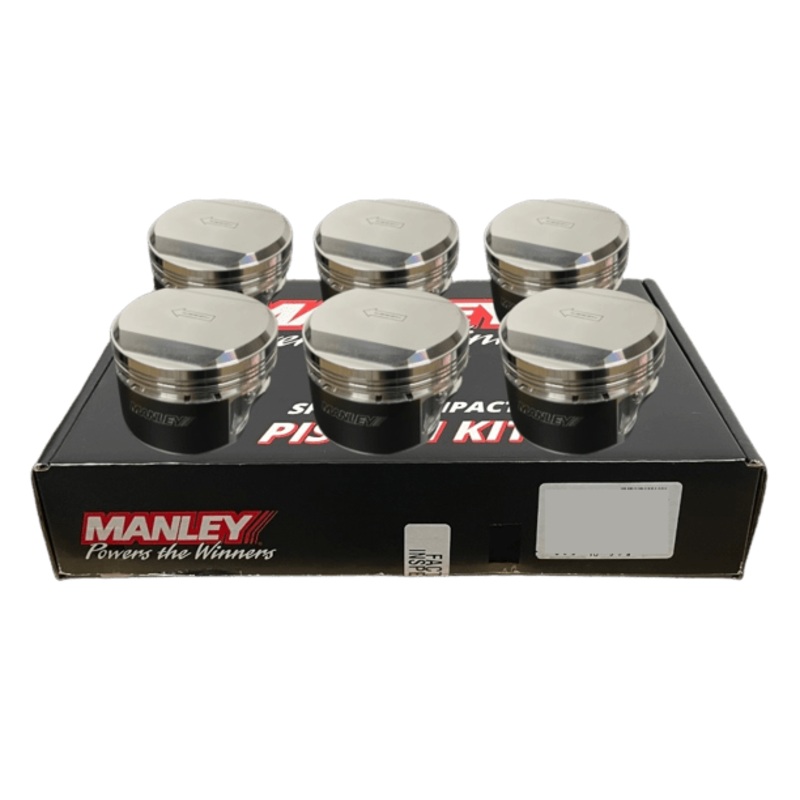 Manley  EXTREME DUTY Forged Pistons Set 2.7L Stroker Nissan RB26DETT 87.0mm +1.0mm 17 cc 9.0:1