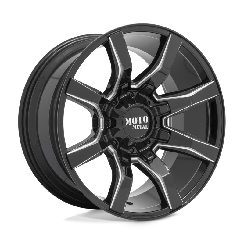 Moto Metal Wheels MO804 Spider 20″ 5×127/5×139.7 Gloss Black Milled