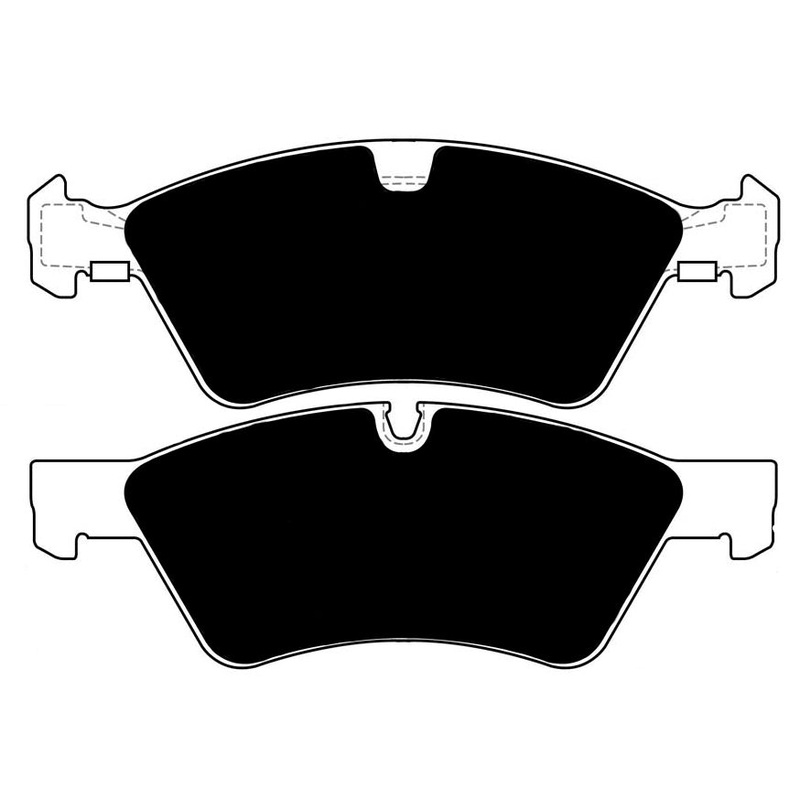 Porterfield Brake Pads for 2006 MERCEDES-BENZ ML500 exc Sport 330mm Front Discs